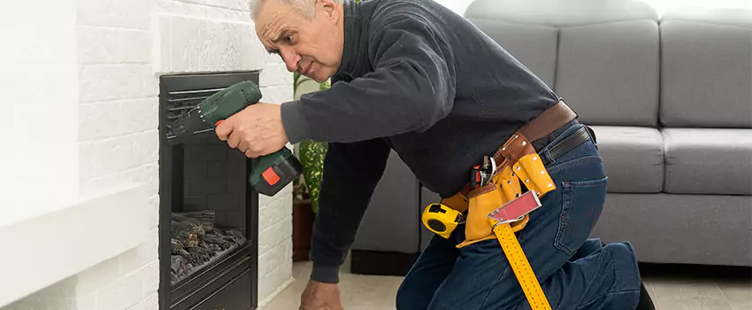 New Indoor Fireplace Installation in Beltsville, Maryland