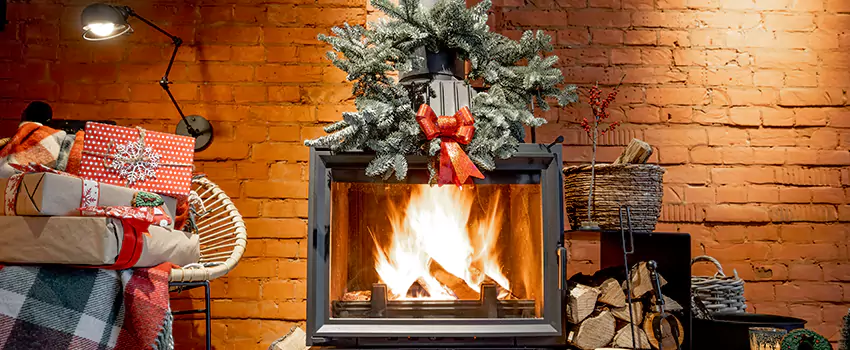 Travis Industries Linear Gas Fireplace Installation in Beltsville, Maryland