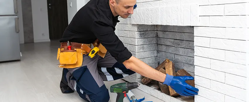 Fireplace Damaged Damper Frame Repair Services in Beltsville, Maryland